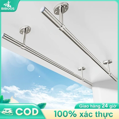 BIBOOS Giá Treo Quần Áo Ngoài Trời Inox Chất Lượng Cao Móc Treo Ban Công 145.000 VND