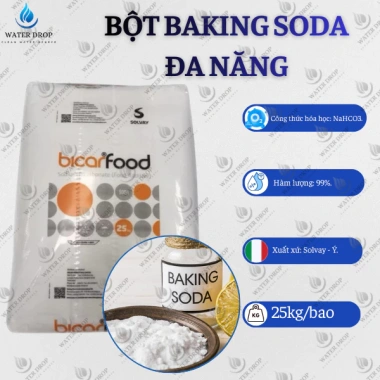 Bicar Food NaHCO3 99% Food Grade Bột Baking Soda Công Nghiệp, Tẩy Rửa Gia Đình Giá 850k