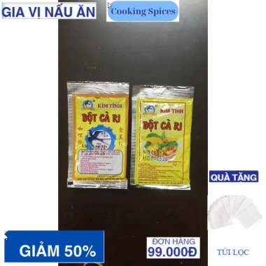 Bịch 100 gói Cà ri Bơ Kim Tinh Phi Yến 3g - Hương vị thơm ngon, giá ưu đãi 55.000₫