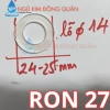 Bịch 10/5,2 Ron trắng chân vòi sen, đông hồ nước Ron 27 D25mm lỗ trong 14-15mm - Giá chỉ 10.700đ 2