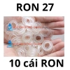 Bịch 10/5,2 Ron trắng chân vòi sen, đông hồ nước Ron 27 D25mm lỗ trong 14-15mm - Giá chỉ 10.700đ 5