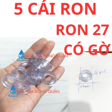 Bịch 10/5,2 Ron trắng chân vòi sen, đông hồ nước Ron 27 D25mm lỗ trong 14-15mm - Giá chỉ 10.700đ 9 Bịch 10/5,2 Ron trắng chân vòi sen, đông hồ nước Ron 27 D25mm lỗ trong 14-15mm - Giá chỉ 10.700đ 9