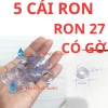 Bịch 10/5,2 Ron trắng chân vòi sen, đông hồ nước Ron 27 D25mm lỗ trong 14-15mm - Giá chỉ 10.700đ 13