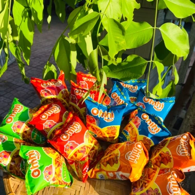 Bịch 30 gói Snack Que Mini Ohihi hương tôm - Giá ưu đãi 45.000đ, giảm tới 13.050đ