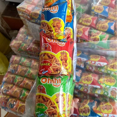 Bịch 30 gói Snack Que Mini Ohihi hương tôm - Giá ưu đãi 45.000đ, giảm tới 13.050đ