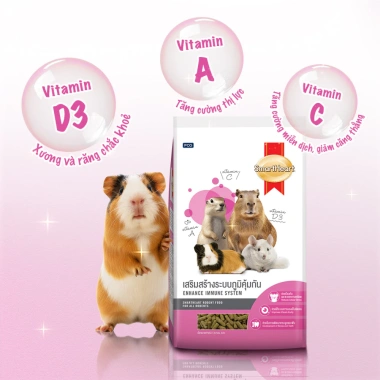 Bịch 3kg Thức ăn Smartheart cho bọ ú, thỏ, hamster, sóc, chinchila - 219.600₫ 7 Bịch 3kg Thức ăn Smartheart cho bọ ú, thỏ, hamster, sóc, chinchila - 219.600₫ 7