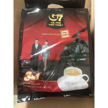 Bịch 50 gói Cà phê G7 16g có tem - Giá chỉ 213.320₫, giảm mạnh