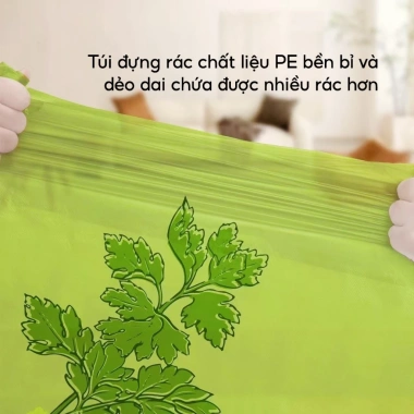 Bịch 50 Túi Đựng Rác Dây Rút Ngải Cứu JYoohome Đuổi Muỗi Khử Mùi Tiện Lợi 22k