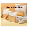 Bịch 50 túi giấy cuộn kẽm đựng bánh kẹo, bánh mỳ màu trắng - Giá chỉ 65.360₫