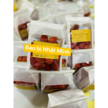 Bịch 50 túi giấy cuộn kẽm đựng bánh kẹo, bánh mỳ màu trắng - Giá chỉ 65.360₫ 5