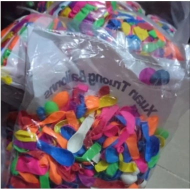 Bịch 500 Bóng Bay Nhí, Bóng Tí Xíu, Bong Bóng Nước Độ Dày Đẹp - Giá 26.000 VND 2