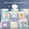 Bịch 64 khăn giấy ướt mini bỏ túi - Khăn ướt đa năng du lịch không mùi, an toàn cho bé, giá ưu đãi 24.700 5