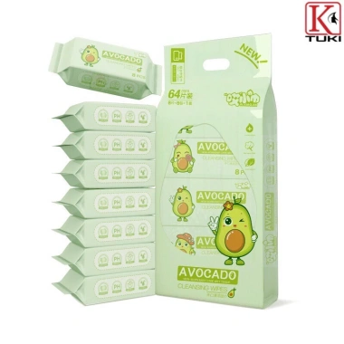 Bịch 64 khăn ướt mini bỏ túi siêu dễ thương tiện dụng an toàn giá ưu đãi 19.500 VND 6