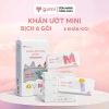 Bịch 8 gói Khăn giấy ướt Gumi Mini bỏ túi tiện lợi 8 Tờ/Gói giá chỉ 32.340 VND