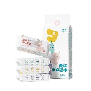 Bịch 8 Gói Khăn Giấy Ướt Mini Dễ Thương, Bỏ Túi Đi Du Lịch, Đi Ra Ngoài - Tiện Lợi 15.999 VND 5