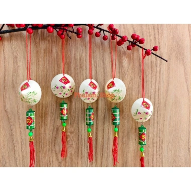 Bịch dây treo Tết 5-6-10 dây mẫu Lụ TQ - Trang trí Tết đa dạng, giá chỉ 22.000
