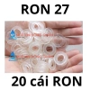 Bịch ron 27 10 cái + combo 5-10-20, đệm chân củ sen NL giảm 22% chỉ 12.840₫ 9