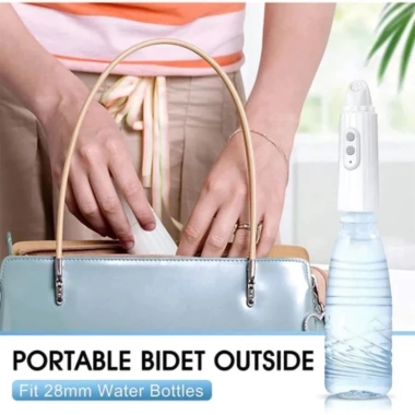 Bidet Điện Động Type‑C Cầm Tay Du Lịch Sprayer Bụi, Có Chai Nước, Sạc 130,845₫