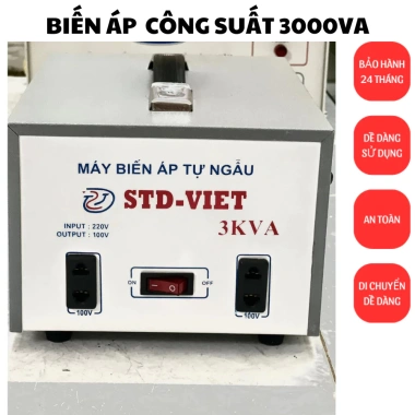 Biến Áp 220V sang 110V 100V Dành Cho Đồ Nhật An Toàn Tiết Kiệm Năng Lượng Giá Ưu Đãi 425k 2