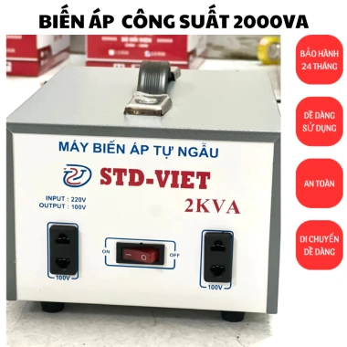 Biến Áp 220V sang 110V 100V Dành Cho Đồ Nhật An Toàn Tiết Kiệm Năng Lượng Giá Ưu Đãi 425k 4