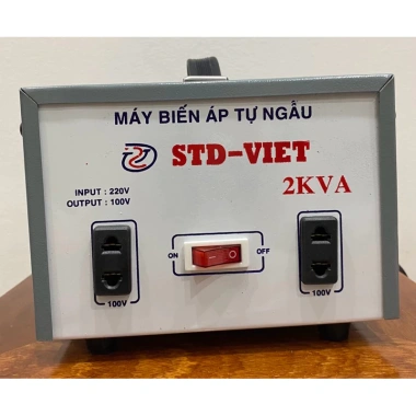 Biến áp đổi nguồn 220V sang 100V 2KVA vỏ kim loại - Bảo hành 2 năm - 564.000đ