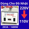 Biến áp đổi nguồn 220V sang 100V 2KVA vỏ kim loại - Bảo hành 2 năm - 564.000đ 10