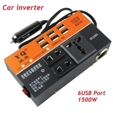 Biến tần ô tô đa chức năng DC 12V/24V lên 220V, bảo vệ đa năng, công suất cực đại, chỉ 210.000₫ 2