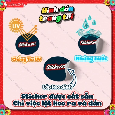 Biển Thông Báo Bán Xuyên Tết Decal Sticker Tết Dán Kính, Tường, Gỗ - Giá 19.868đ