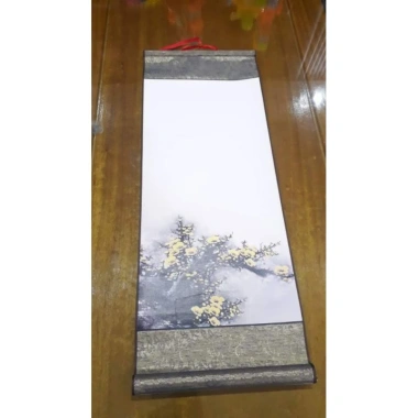 Biểu bo lụa 27x80cm - Thư pháp in hình sang trọng, giảm giá còn 40.000 VNĐ