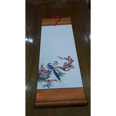 Biểu bo lụa 27x80cm - Thư pháp in hình sang trọng, giảm giá còn 40.000 VNĐ