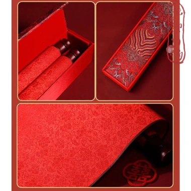 Biểu Bo Lụa Đỏ Full - Biểu Đỏ Viết Hôn Thư, Giá Khuyến Mãi 152.000 VNĐ 2 Biểu Bo Lụa Đỏ Full - Biểu Đỏ Viết Hôn Thư, Giá Khuyến Mãi 152.000 VNĐ 2