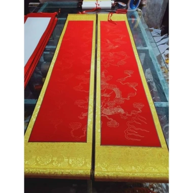 Biểu Câu Đối Bo Lụa Thư Pháp - Đẹp Sang, Giá Gốc 169.400, Giảm còn 140.000 VND