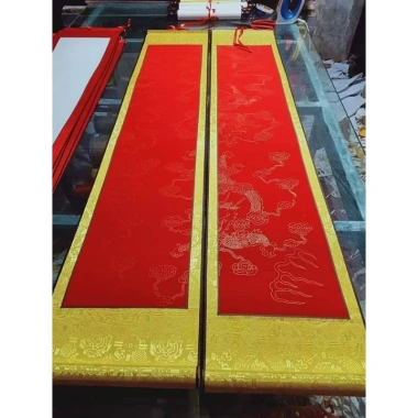 Biểu Câu Đối Bo Lụa Thư Pháp - Đẹp Sang, Giá Gốc 169.400, Giảm còn 140.000 VND 2