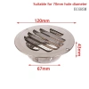 Bighsm Lưới tản nhiệt không khí tròn thép không gỉ 70-150mm - Bảo vệ côn trùng, thông gió SKK, chỉ 40.600 VND 10