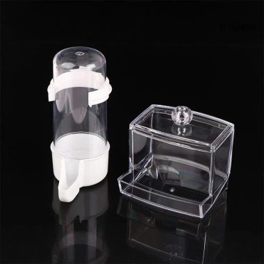 Bighsm Rutin Gà Tự Động Ăn Thức Ăn, Hộp Đựng Chống Lật Dung Tích Lớn, Trong Suốt SKK - Giảm Giá 49.830 VND 2