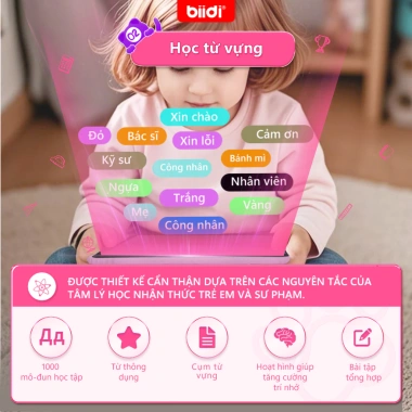 Biidi Quà Tết bé 2-8 tuổi - Tablet 7 inch học song ngữ 30+ bài, không WiFi, 1.399.998 VND 6
