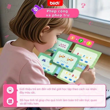 Biidi Quà Tết bé 2-8 tuổi - Tablet 7 inch học song ngữ 30+ bài, không WiFi, 1.399.998 VND 7