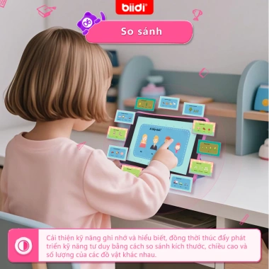 Biidi Quà Tết bé 2-8 tuổi - Tablet 7 inch học song ngữ 30+ bài, không WiFi, 1.399.998 VND 8