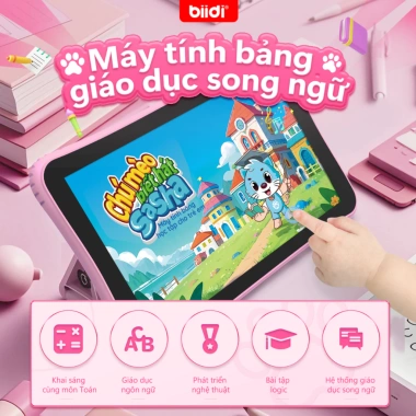 Biidi Quà Tết bé 2-8 tuổi - Tablet 7 inch học song ngữ 30+ bài, không WiFi, 1.399.998 VND 10