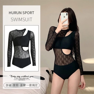Bikini 1 mảnh liền thân ren phong cách Hàn, đệm ngực, QCCC BKN26 - 119.000₫