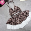 Bikini 2 mảnh áo buộc nơ, quần váy 2 tầng xinh cho bé gái 8-28kg – Đồ bơi đi biển, giá 129k 3