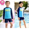 Bikini 2 mảnh áo tay dài + quần đùi bé trai dưới 1m45 (10‑40kg) - Đồ bơi biển 219k