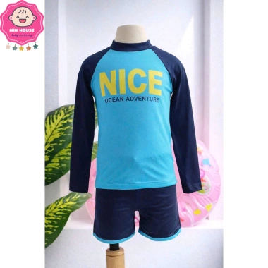 Bikini 2 mảnh áo tay dài + quần đùi bé trai dưới 1m45 (10‑40kg) - Đồ bơi biển 219k 6