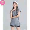 Bikini 2 mảnh áo tay ngắn, quần 2 lớp năng động cho nữ 40‑62kg – Đồ bơi đi biển, tập gym 3