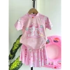 Bikini 2 mảnh đồ bơi áo tay ngắn, chân váy hoạt hình xinh xắn cho bé gái 9-42kg - Giá 189.000 VND 7