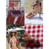 Bikini 2 Mảnh Dune de Label Caro Xanh Đen – Bèo Nhún, Gingham Set Ưu Đãi 483k 5