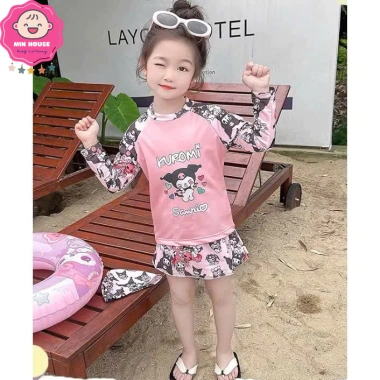 Bikini 2 mảnh Melody Kuromi xinh xắn cho bé gái - Đồ bơi 10-36kg, giảm giá 209k 2 Bikini 2 mảnh Melody Kuromi xinh xắn cho bé gái - Đồ bơi 10-36kg, giảm giá 209k 2