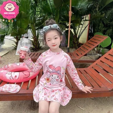 Bikini 2 mảnh Melody Kuromi xinh xắn cho bé gái - Đồ bơi 10-36kg, giảm giá 209k 5 Bikini 2 mảnh Melody Kuromi xinh xắn cho bé gái - Đồ bơi 10-36kg, giảm giá 209k 5