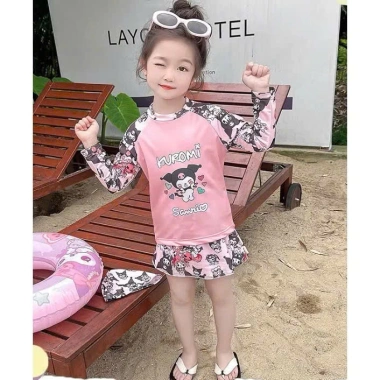 Bikini 2 mảnh Melody Kuromi xinh xắn cho bé gái - Đồ bơi 10-36kg, giảm giá 209k