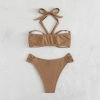 Bikini 2 mảnh nữ Bassi dây đeo cổ tam giác, quần lọt khe - Giá ưu đãi 139.000đ 5